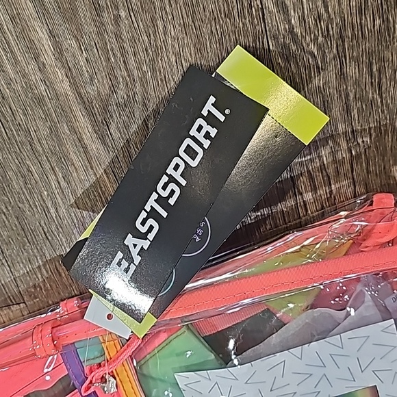 Eastport clear backpack with matching pencil case - Picture 3 of 3